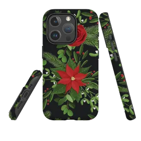 iPhone MagSafe Tough Case - Black White Plaid By Abby Jacobs Protective Edge Layer