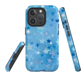 iPhone MagSafe Tough Case - Blue Stars II Minimal Detail Texture