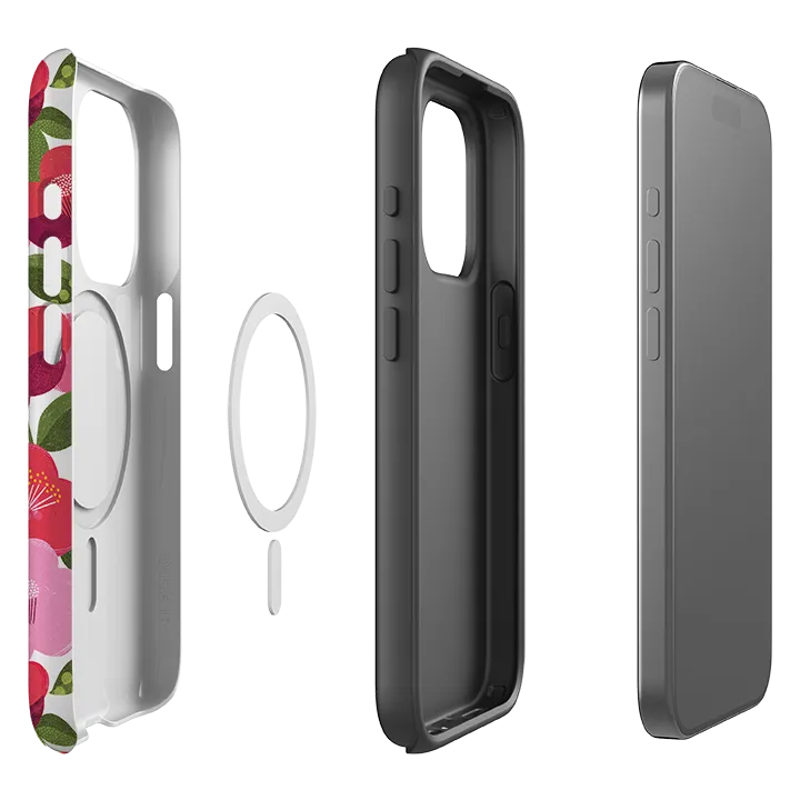 iPhone MagSafe Tough Case -  Camellia I By Ali Brookes Soft Design
