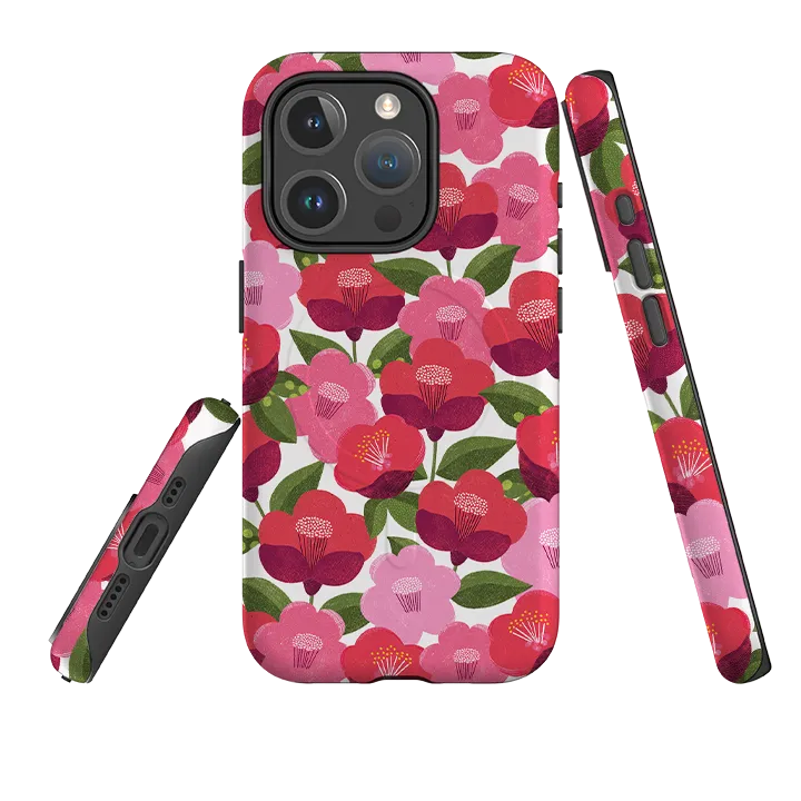 iPhone MagSafe Tough Case -  Camellia I By Ali Brookes Color Pattern