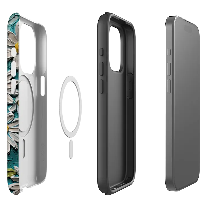 iPhone MagSafe Tough Case - Cape Daisies Protective Material