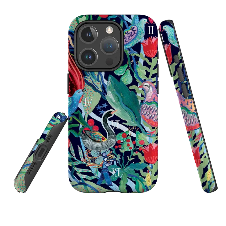 Ergonomic Shape Lightweight Feel iPhone MagSafe Tough Case - Christmas Days I By Emma Frances Grant