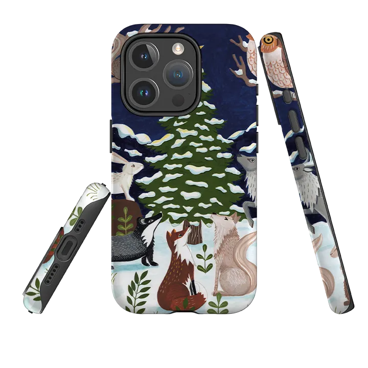 Hand Friendly iPhone MagSafe Tough Case - Christmas Tree By Bex Parkin