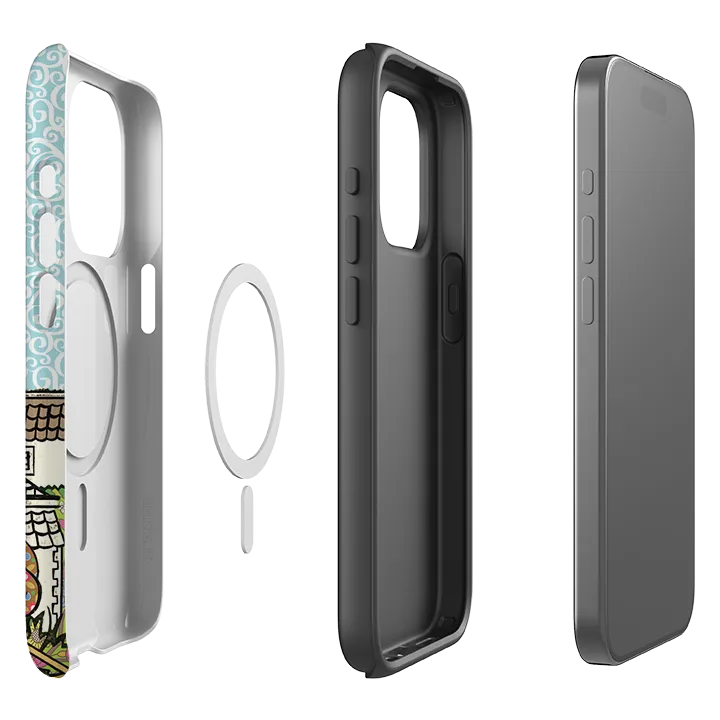 iPhone MagSafe Tough Case -  Cley Windmill By Amelia Bowman Premium Build Minimal Finish