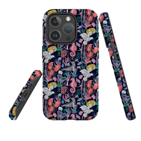 Polished Texture Design iPhone MagSafe Tough Case - Coastline Pattern A By Emma Frances Grant