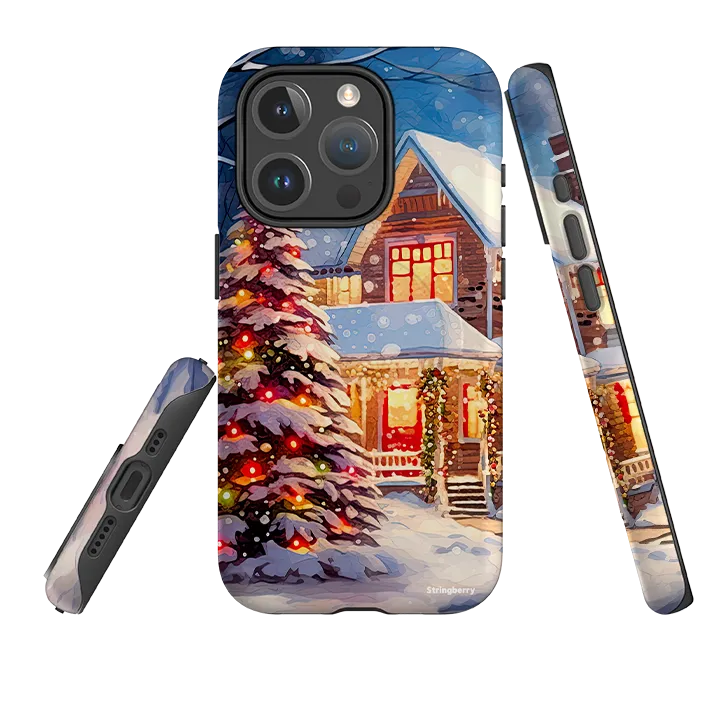 Matte Layer Matte Edge iPhone MagSafe Tough Case -  Cold In December II