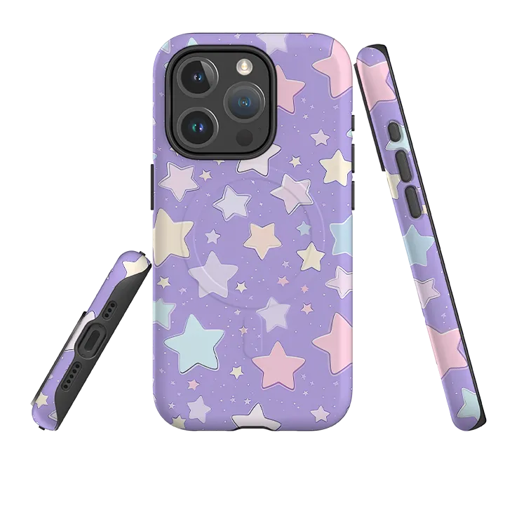 iPhone MagSafe Tough Case - Colour Stars II Non Slip Clear Frame