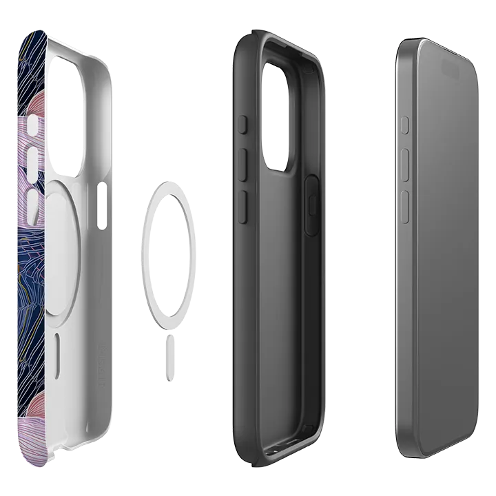 iPhone MagSafe Tough Case -  Como Minimal Style Protective Frame Design