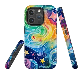 iPhone MagSafe Tough Case - Cosmic Stars III Comfort Layer Texture Compact Look