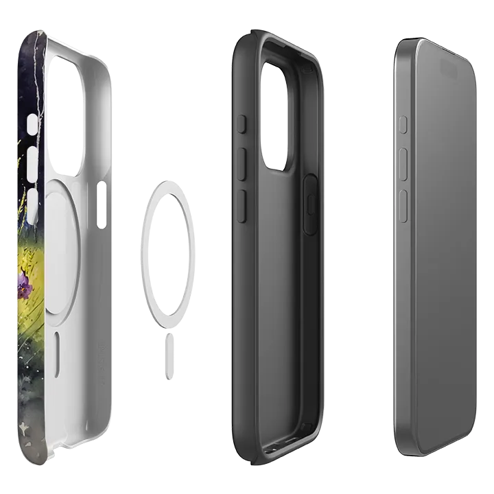 iPhone MagSafe Tough Case - Crinkle Crags Smooth Pattern Finish Soft Layer