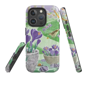 Comfort Edge Texture Fashion Touch iPhone MagSafe Tough Case -  Crocus By Liane Payne
