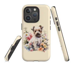 Vivid Texture Reusable Material iPhone MagSafe Tough Case - Cute Dog E