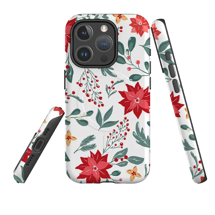 iPhone MagSafe Tough Case -  Deck The Halls II anti fingerprint