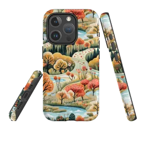 iPhone MagSafe Tough Case -  Delamere Forest Minimal Design