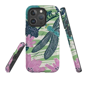 Hybrid Material Build iPhone MagSafe Tough Case -  Dragonflies By Kate Heiss