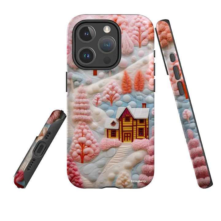 Rugged Design iPhone MagSafe Tough Case -  Embroidery Christmas