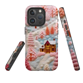 Everyday Carry Strong Grip iPhone MagSafe Tough Case -  Embroidery Christmas