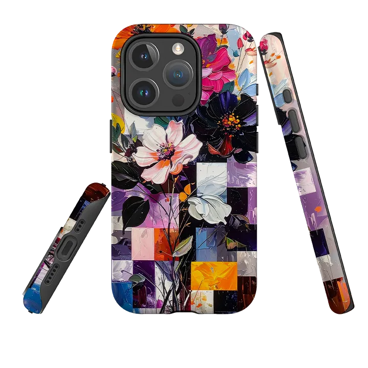 Fashion Touch Camera Protection iPhone MagSafe Tough Case - Essence Floral