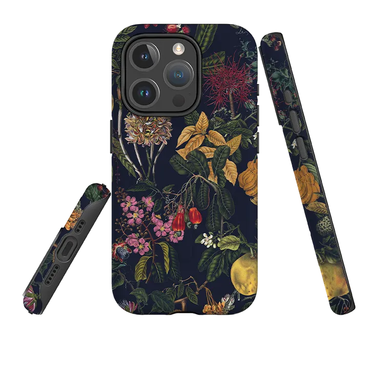 iPhone MagSafe Tough Case -  Exotica Black Premium Surface Finish Hybrid Shield