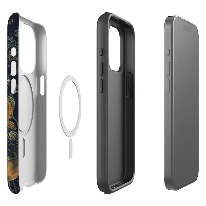 Light Frame iPhone MagSafe Tough Case -  Exotica Black