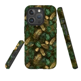 iPhone MagSafe Tough Case - Feather Greens Minimal Feature