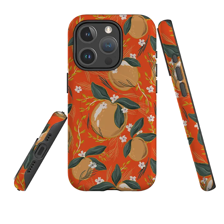 Matte Texture Flexible Grip iPhone MagSafe Tough Case -  Fruits II