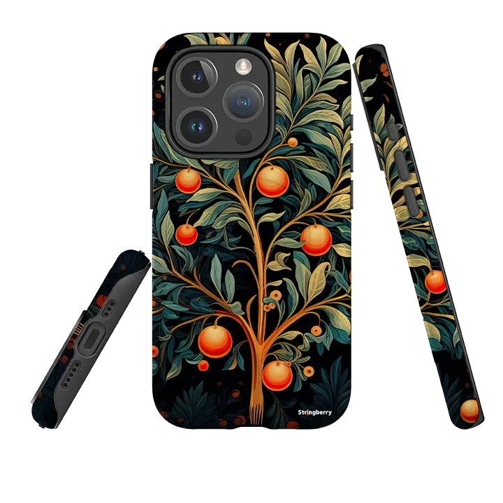 Hybrid Finish Texture Durable Edge Finish iPhone MagSafe Tough Case -  Fruits Of Life