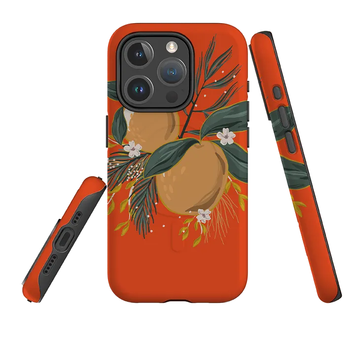 iPhone MagSafe Tough Case -  Fruits Practical Look Hybrid Texture Design