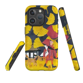 iPhone MagSafe Tough Case - Ginko Leaves By Tracey English Subtle design Premium Surface Finish