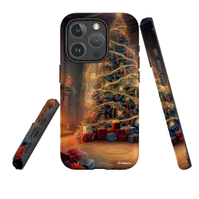 iPhone MagSafe Tough Case -  Holly Jolly Christmas Ultra Slim Polished Texture Finish