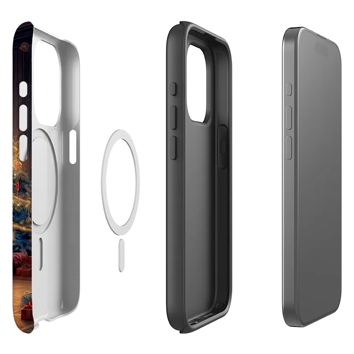 Long Lasting iPhone MagSafe Tough Case -  Holly Jolly Christmas