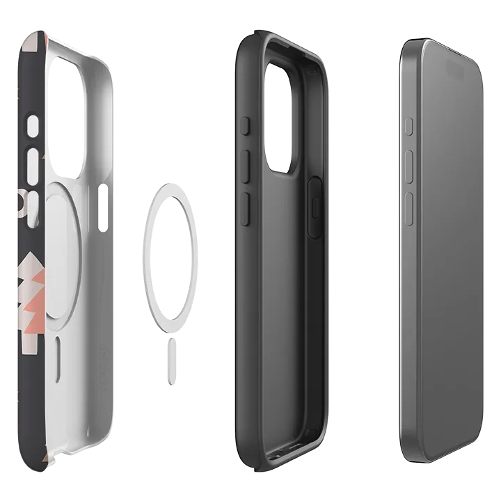 iPhone MagSafe Tough Case -  Jolly Xmas Stylish frame Minimal Frame