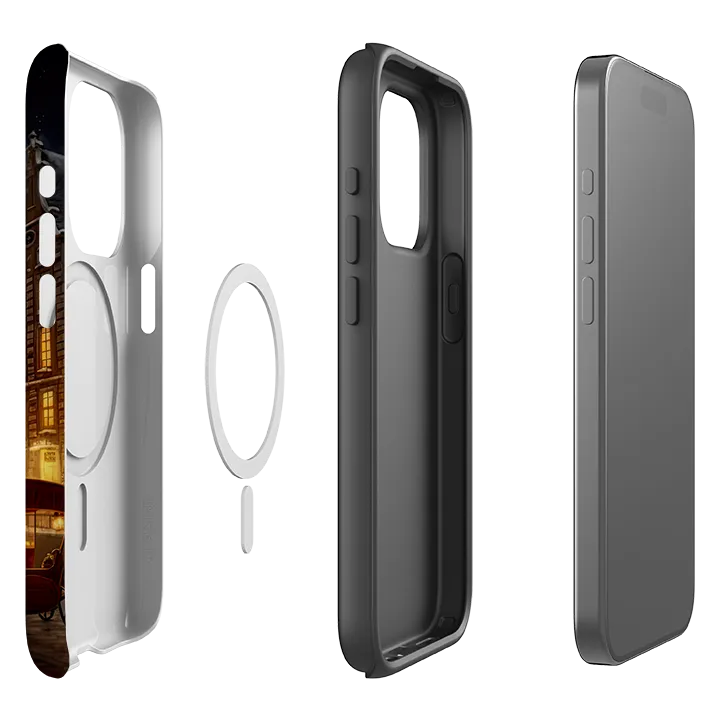 iPhone MagSafe Tough Case - Late Winter Evening Stylish Detail Layer Screen Bumper