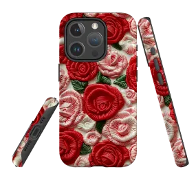Shock Cushion iPhone MagSafe Tough Case - Light Roses