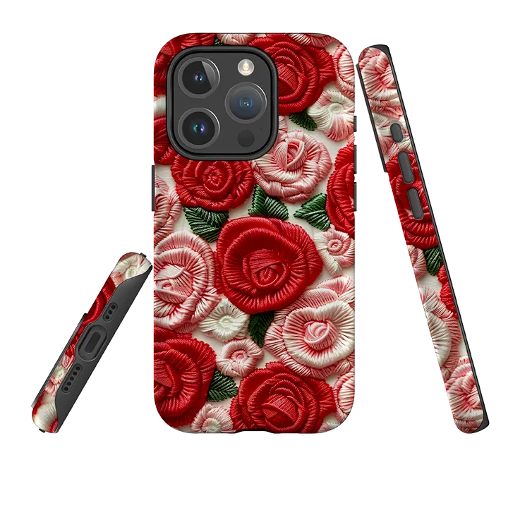 Shock Cushion iPhone MagSafe Tough Case - Light Roses
