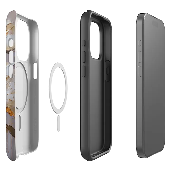 iPhone MagSafe Tough Case -  Linden Floral IV Ergonomic Feel Stylish Edge