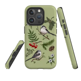 Polished Touch Minimal Look iPhone MagSafe Tough Case -  Longtail Tits By Anna Stead