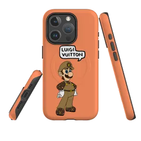 iPhone MagSafe Tough Case - Luigi Vuitton Papaya By Angelica Hicks Premium Pattern Design