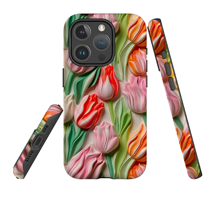 iPhone MagSafe Tough Case - Maastricht Tulips Elegant Edge