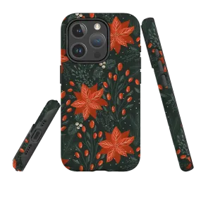 Rugged Design Shock Cushion iPhone MagSafe Tough Case -  Magic Of The Holidays