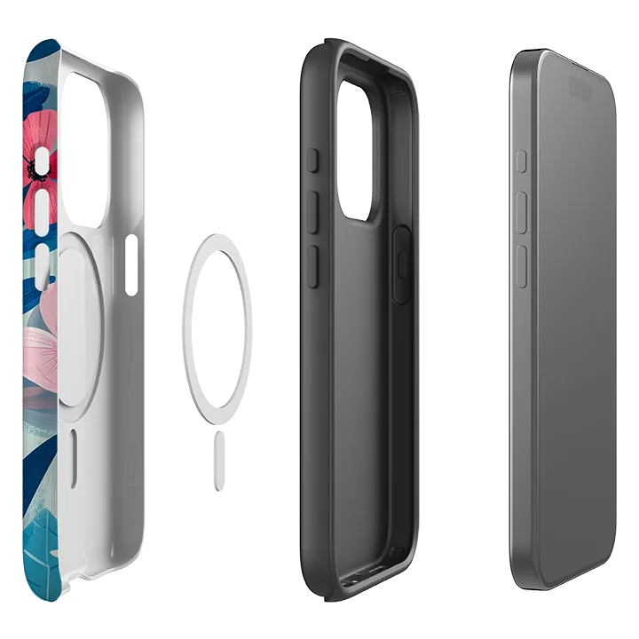 iPhone MagSafe Tough Case - Maiden Floral Protective Outline
