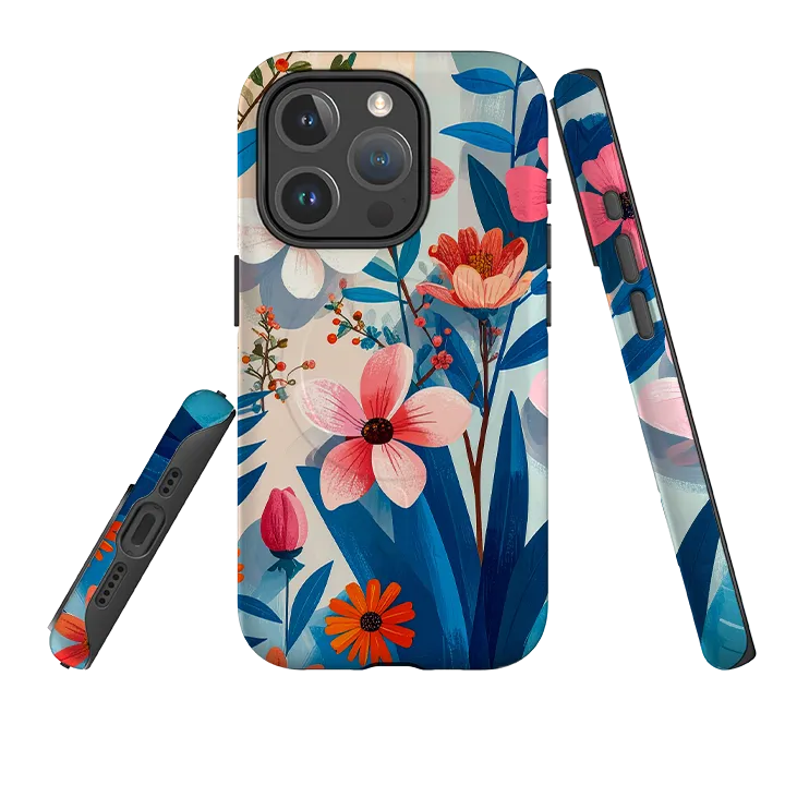 iPhone MagSafe Tough Case - Maiden Floral Casual Look