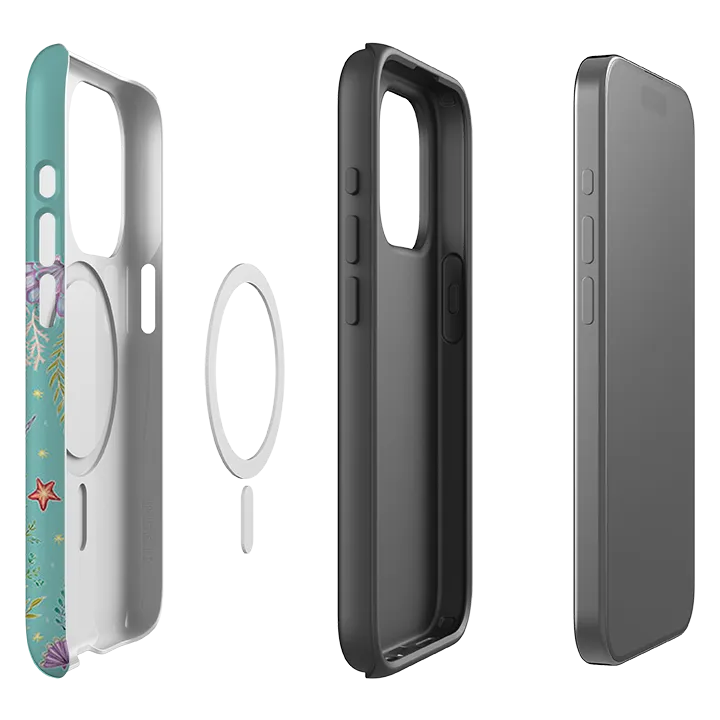 Everyday Style Edge Protection iPhone MagSafe Tough Case -  Mermaid By Catherine Rowe