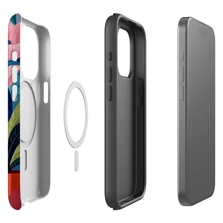 Edge Shield iPhone MagSafe Tough Case - Mill Floral