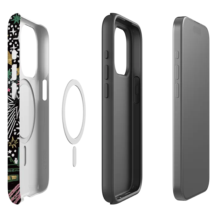 Compact Grip iPhone MagSafe Tough Case - Night Before Xmas V By Emma Frances Grant