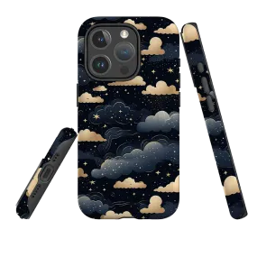 Color Layer iPhone MagSafe Tough Case - Night Clouds