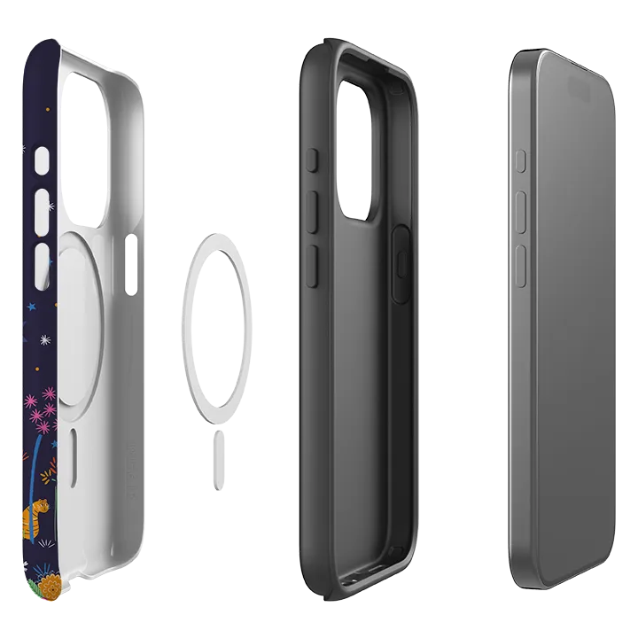 Rugged Outline iPhone MagSafe Tough Case -  Night Time By Ali Brookes