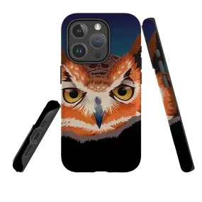 Pocket Size Outdoor Protection iPhone MagSafe Tough Case -  Owl By Mia Underwood