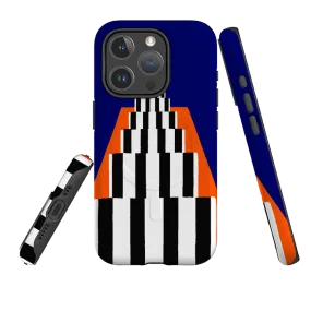 Flexible structure Hybrid Detail iPhone MagSafe Tough Case -  Paris Stripes By Paul Thurlby