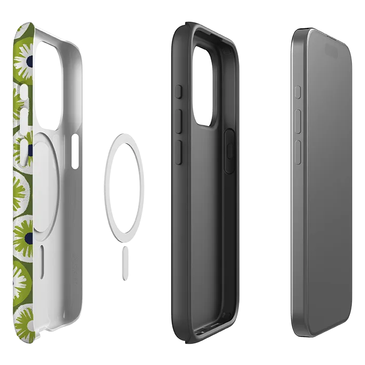 iPhone MagSafe Tough Case -  Penny Flowers Green By Ali Brookes Daily Style